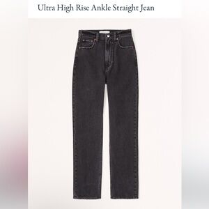 Abercrombie & Fitch High Rise Gray Jeans